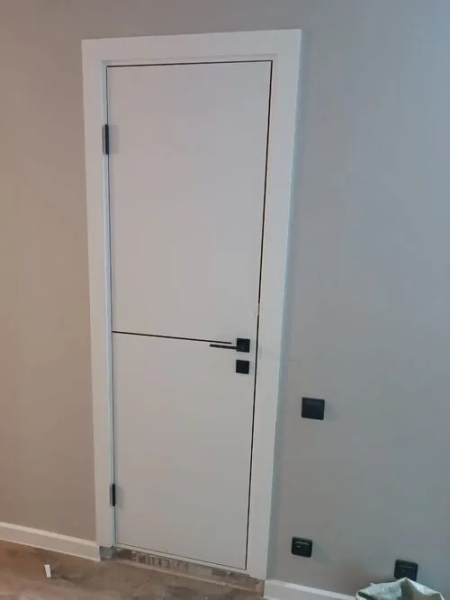 Дверь FLAT Н1 белый Магазин дверей "Галерея"