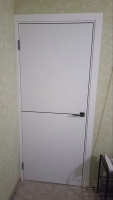 Дверь FLAT Н1 белый Магазин дверей "Галерея"