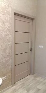 Дверь PREMIER 1 ясень капучино структур. Магазин дверей "Галерея"