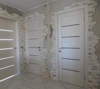 Дверь DUPLEX дуб белый Магазин дверей "Галерея"